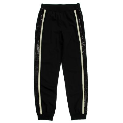 GUESS J01B05 Pantalone morbido con banda pailettes