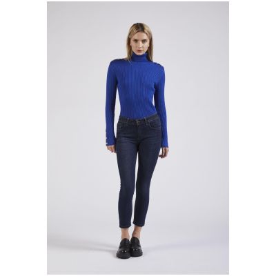 Cafènoir JJ1117 Pantalone Jeans in tela denim super stretch skinny