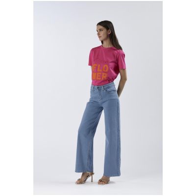 Jeans Cafènoir denim wide leg super stretch JJ1021