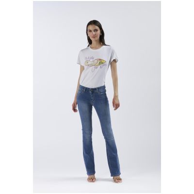 Jeans denim flare super stretch JJ1022