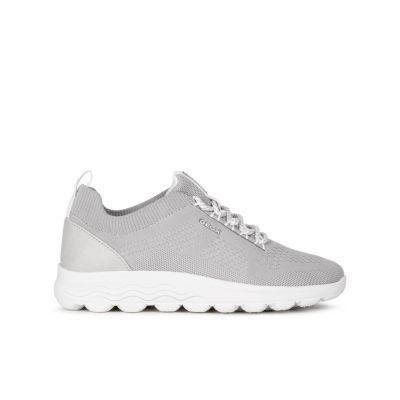 Sneaker spherica donna Geox in tessuto effetto maglia fondo bianco D15NUA