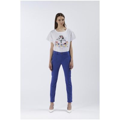 Pantaloni slim donna Cafènoir tinto capo JP0167