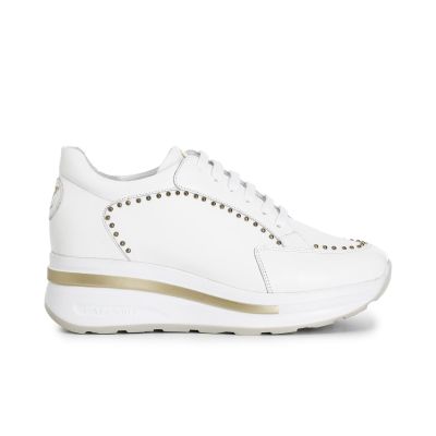 Sneakers in pelle con borchie DN1027