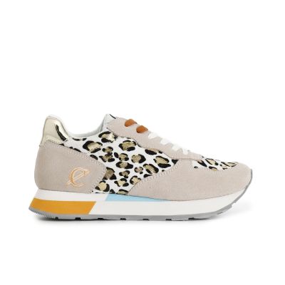 Sneakers in pelle scamosciata e cavallino DB6033