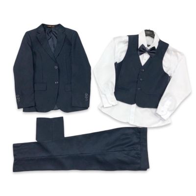 Completo bambino elegante giacca, pantalone, camicia, corteppo, papillon 1357