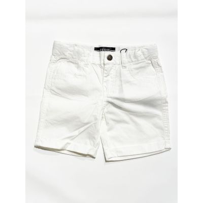 Guess N02D02 Pantalone bermuda bambino corto bianco