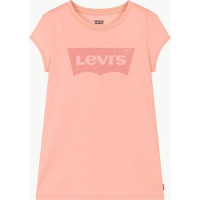T-shirt Levis logo batwing colore pesca/salmone E4234