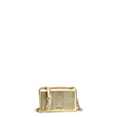 Mini bag effetto metallizzato con pattina BG0617