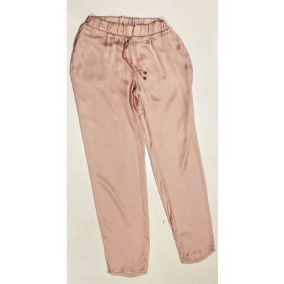 VERYSIMPLE VP15-224 Pantalone morbido con coulisse rosa