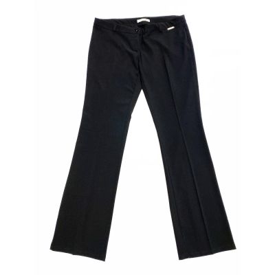 PDK 13678 Pantalone a vita bassa a zampa nero