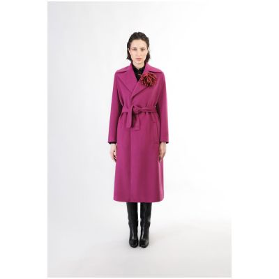 Cappotto lungo CafèNoir tipo vestaglia JI0084