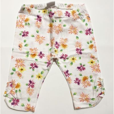 BIRBA 999 84828 00 Leggins bianco con fiori neonata