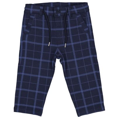 Pantalone bambino Trybeyond maglia scozzese stretch 92060