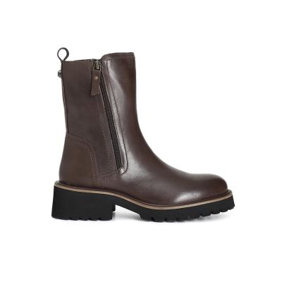 Tronchetto da donna CafèNoir in pelle con doppia cerniera FE1002