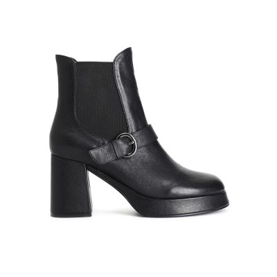 Tronchetto donna CafèNoir in nappa con elastici LD4505