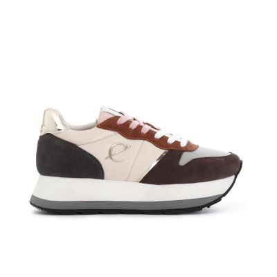 Sneakers donna CafèNoir in pelle scamosciata DL6000