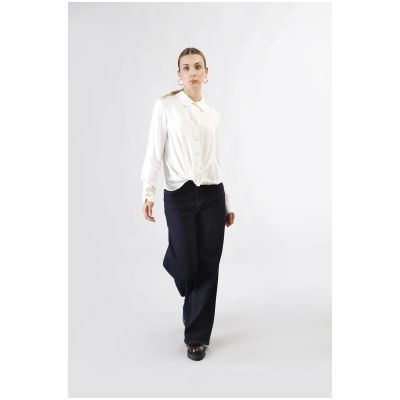 Camicia a maniche lunghe CafèNoir realizzata in georgette di viscosa JC0152
