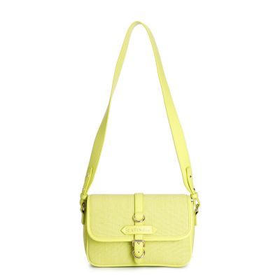 Borsa a tracolla CafèNoir con pattina in paglia MF0801