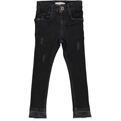 TRYBEYOND 999 92992 00 Pantalone con zip jeans nero stretch 