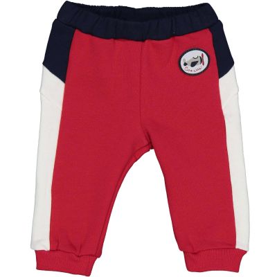 BIRBA 999 92002 00 Pantalone felpa bambino rosso bianco e blu