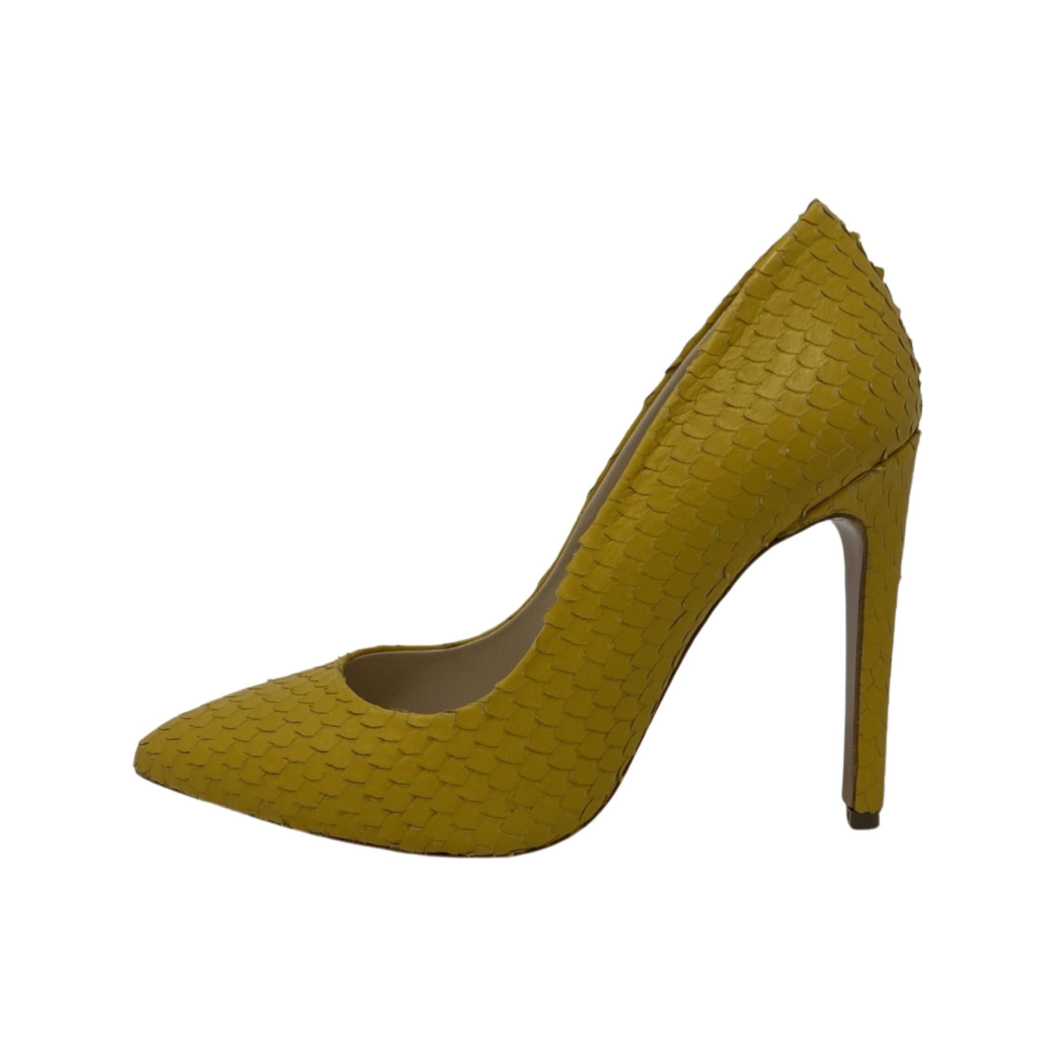 Decollete gialle on sale con plateau