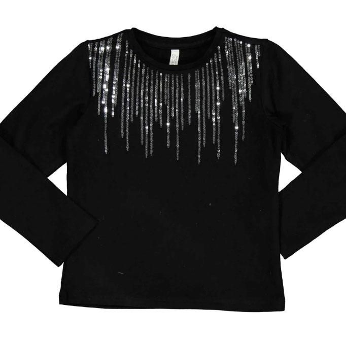 Maglia nera bambina deals
