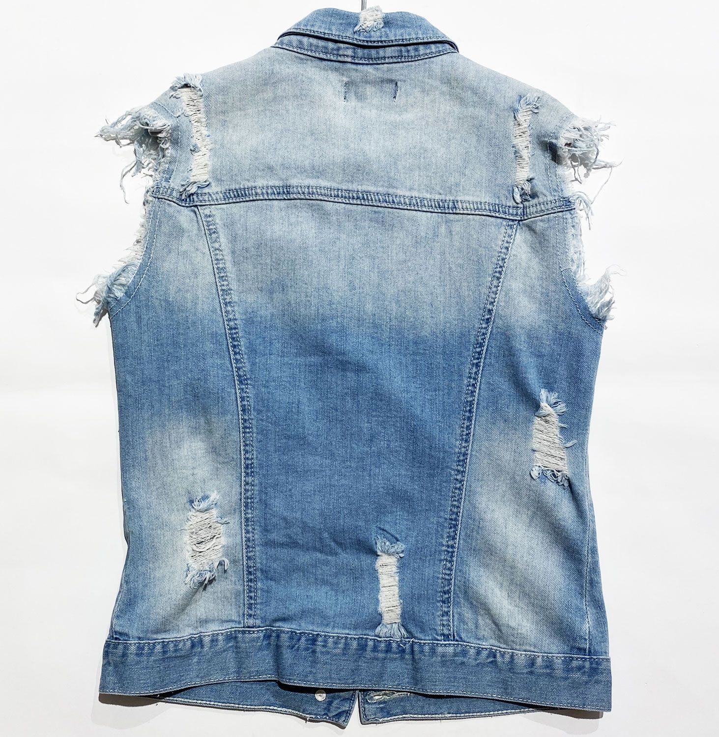 Giubbino di deals jeans smanicato