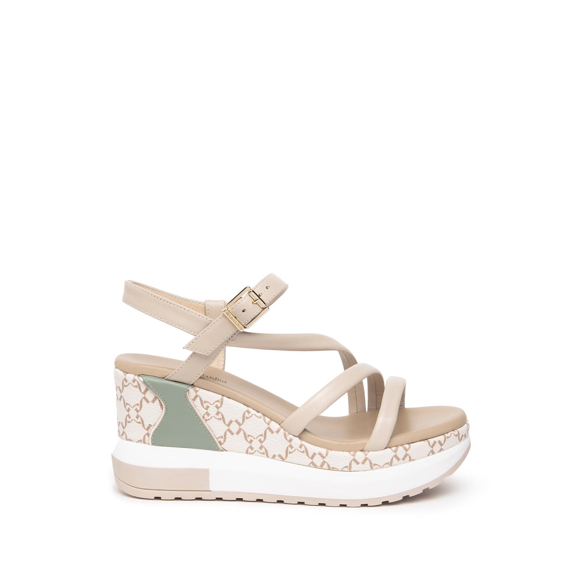 Sandali con zeppa 8 on sale cm