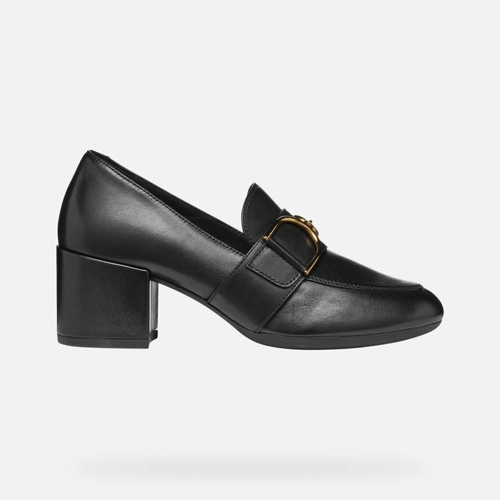 Geox D36TWA Mocassino donna con comodo tacco largo