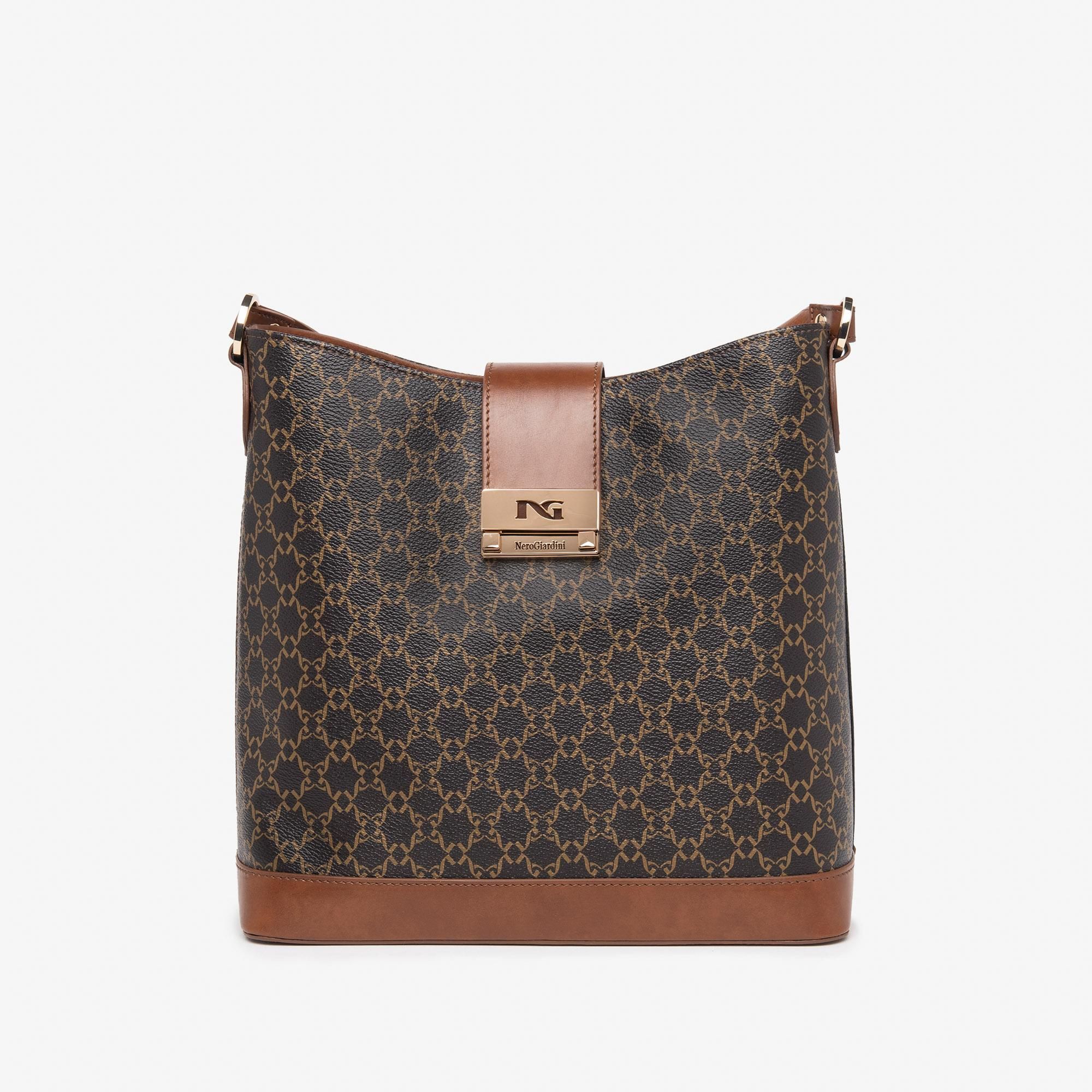 NeroGiardini I343572D Borsa a tracolla da donna in materiale tecnico Vanities