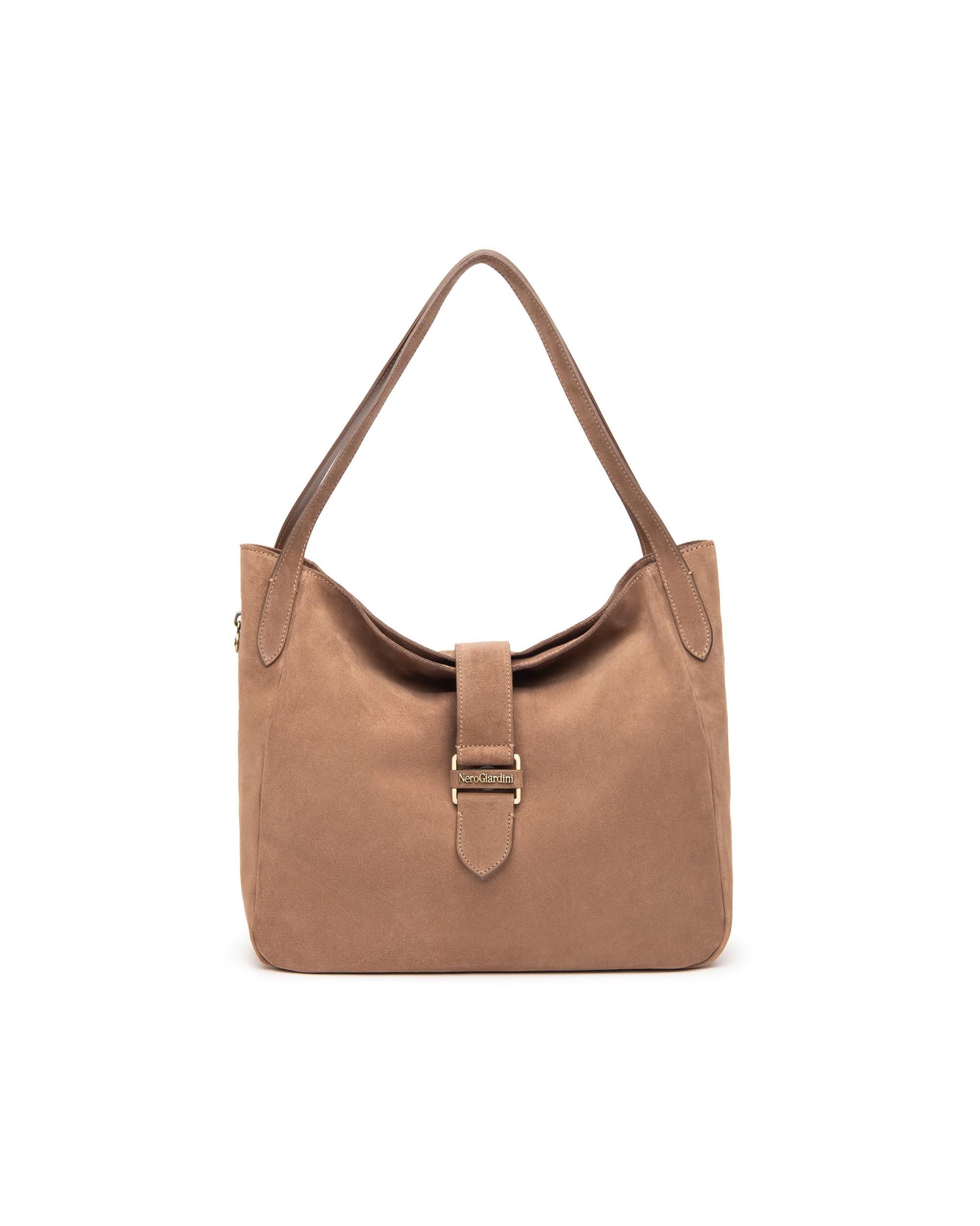 Borsa hobo da donna NeroGiardini in pelle I443822D | Vanities